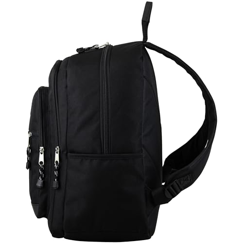 FUEL Laptop Durable Hiking Travel Commuter Carry On Casual Daypack Classic Bag Backpack, Black3