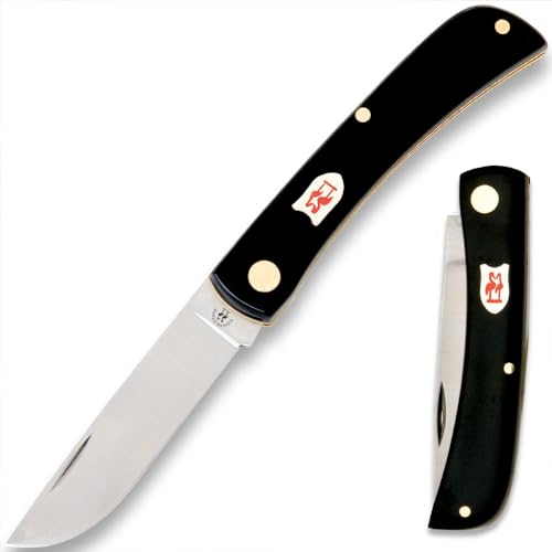 KISSING CRANE Black Pocket Farmer Knife | 3