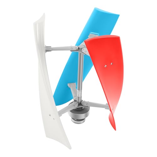 Windräder Windkraftanlage 450W 3-Blatt-Turbine Windturbine mit Controller, IP67 24V Vertikale Windturbine für Schiffe, Mobilheime, Unternehmen