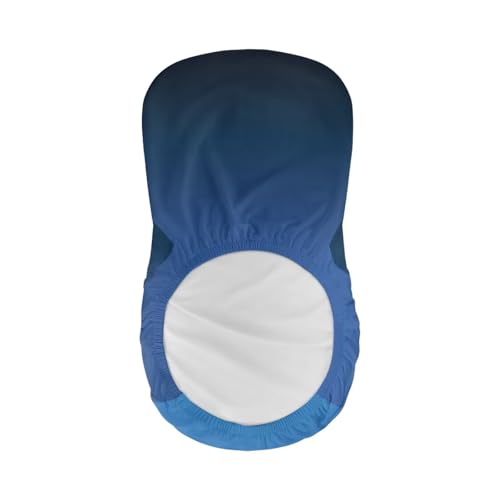 Image of Bar Stool Covers,4 Pack Stretch Waterproof Bar Stool Chair Cover for Dining Room Cafe Furniture Chair Seat Protectors Seat Covers,Black and Blue