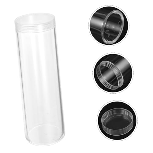 Tubos de monedas para evitar manchas oscuras de oxidación con plástico protector transparente 5