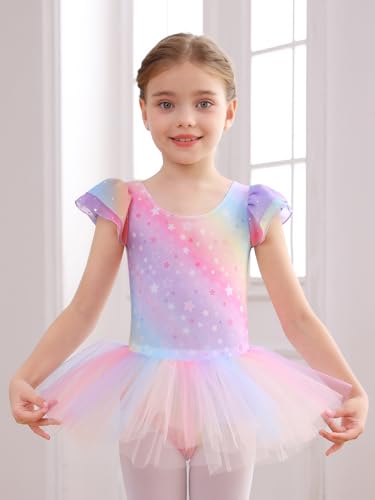 Ballet Leotards for Girls Toddler Dance Leotards Ballet Leotard with Skirt Kids Dance Dress3