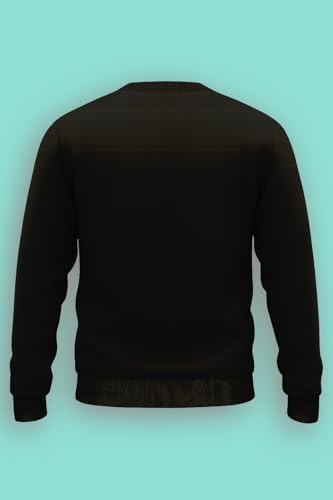 Image of Amazon Brand - Anarva Men's Cotton Sweatshirt | Regular Fit Winter Pullover for Men | Casual Crew Neck Full Sleeve Sweatshirt for Everyday & Outdoor Wear