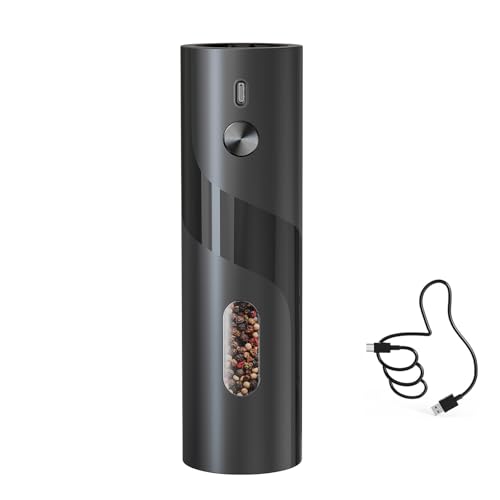 CIRCLE JOY Electric Pepper Mill Grinder,...
