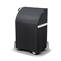 Grisun Grill Cover 32 Inch, Waterproof Anti-Fade 2 Burner Gas Grill Cover for Weber, Ninja OG700 Woodfire Char-Broil, Nexgrill, KitchenAid and More, 600D Fabric - All Weather Protection
