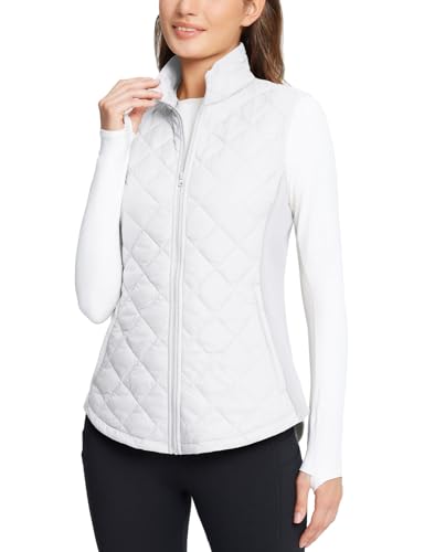 baleaf Women's Puffer Vest Lightweight Winter Warm Stand Collar