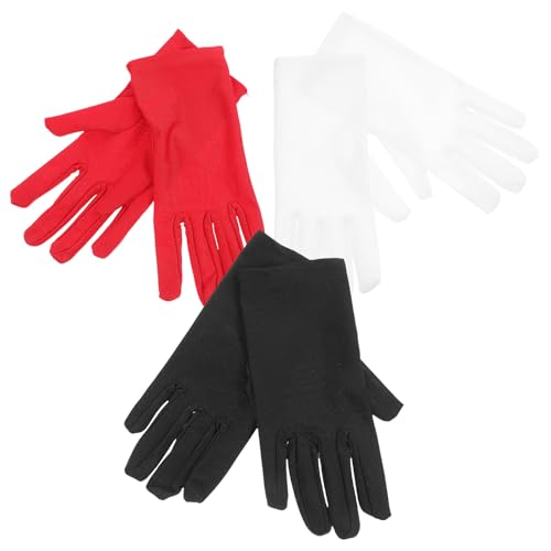 Guantes de spandex elásticos para manejo delicado y tareas de etiqueta