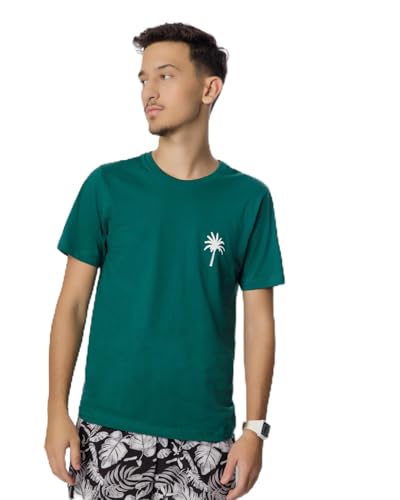 Camiseta Meia Malha Estampada - Menino Tamanho 12 a 18