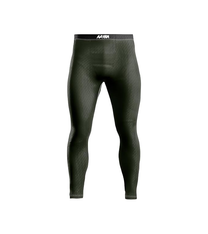 Akiba Unisex Jiu Jitsu Pants BJJ Spats Leggings MMA Sports Compression Pant/Legging/Full Tights for Running, Gym Multi Sports A-JJP