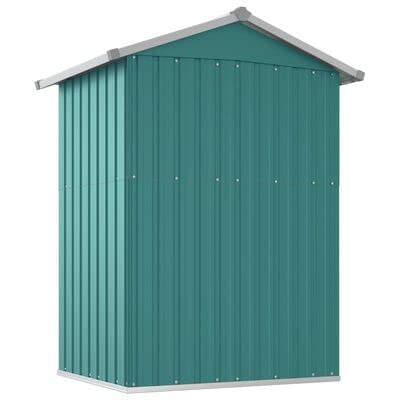 ZEYUAN Capanno da Giardino Verde 126x97,5x177 cm Acciaio Zincato,Capannone da Giardino,Casetta da Giardino,Casetta Attrezzi Giardino(SPU:316233)