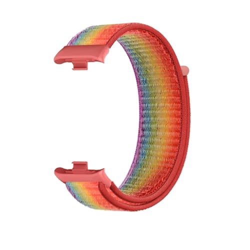[�����ȓX] �i�C�������[�v ���߉\�ȃX�g���b�v �ɓK�� Xiaomi �o���h 9/8 Pro ���t�B�b�g���A�ɓK�� Redmi Watch 6/5/4 ���t�B�b�g���̌����p�X�g���b�v(Rainbow)