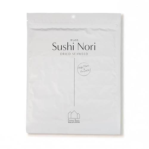 Emma Basic - Seaweed Sushi Nori 5 full sheets | Young & Fresh| High Protein | High Fibre
