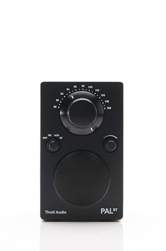 Tivoli Audio PAL BT (Gen 3) Portable Bluetooth FM Radio/USB-C / (Black)