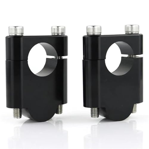 Motorrad Lenkererhöhungen für BMW R1200R F800ST F700GS F650G F650CS G650GS R1100GS R1150GS R850GS, Lenker Erhöhung, Erhöhte Halterung, Verschiebbare Halterung Lenker Riser Clamp,Black 30mm