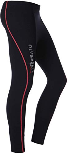 JELEUON Youth Men Women 1.5mm Neoprene Warm Scuba Free Swimsuits Diving Pants Wetsuit Ankle-Length Swimming Pants for Beach Snorkeling Rowing Sailing Surfing