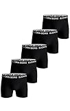 Björn Borg Jungen Core Boxer 5p Boxershorts, Schwarz, 8 Jahre (5er Pack)