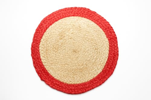 Sets de table ronds en jute : protégez votre table basse avec style - 7
