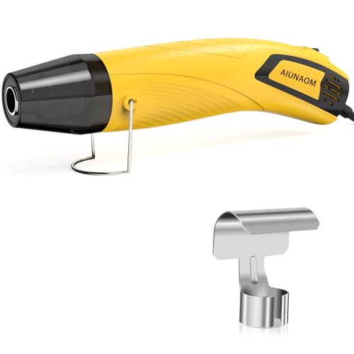 AIUNAOM Mini Heißluftpistole 500W Handheld Heissluftgebläse 2...