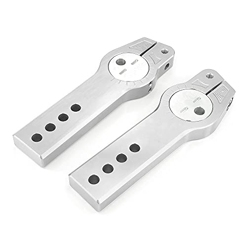 Heinmo Motorcyle Rear Fork Extension Adjusters Rear Wheel Chain Guard Cover Protector For Grom 125 Msx125 Msx125Sf 2013-2018 2019 (Silver) #TOP3