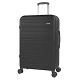 Jaslen - Maletas Grandes De Viaje Rígidas Ligeras con Maleta Grande 23 Kilos Alta Resistencia Maleta XL Duradera, Negro