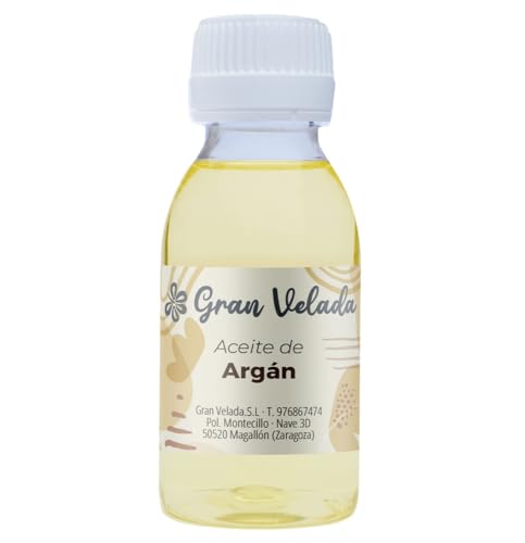 Aceite de Argán 100% Natural | Primera Presión en Frío para Cosmética | Regenera y Hidrata Piel y Cabello | Ideal para Crear Productos Antiedad y Fotoprotectores | 1000ml