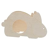 Escondite de cobayas: con un diseño duradero y práctico, es para que la mascota duerma o juegue en el interior y es fácil de limpiar.