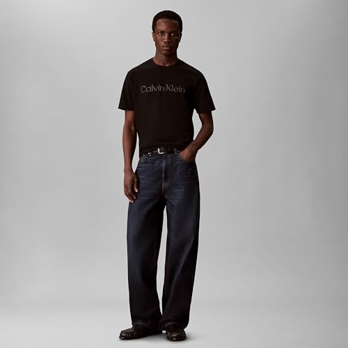 Image of Calvin Klein Men's Relaxed Fit CK Logo Crewneck T-Shirt