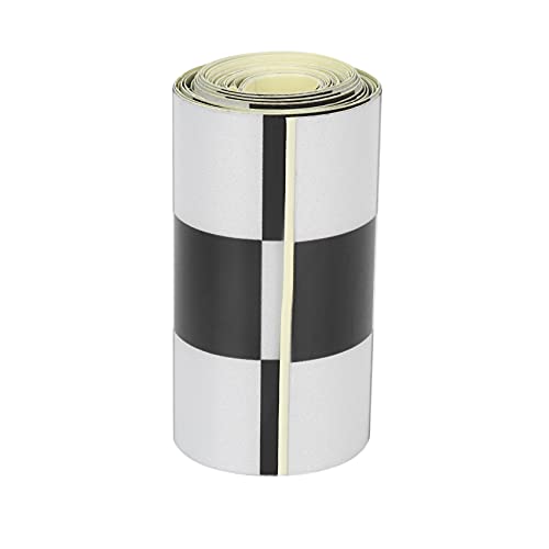 Lightofhope 3 pulgadas negro y blanco de Damier - Cinta de dealca para coche, moto, bicicleta, depósito adhesivo Cover