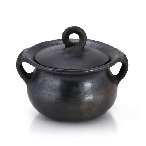 Buy Hazed Monk Longpi Pottery Black Stone Cooking Pot (S) 1.5 L