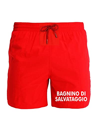 WIXSOO Costume Pantaloncini Bagnino di Salvataggio...