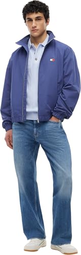 Tommy Jeans Herren Windbreaker Jacke mit Stretch-Bündchen und -Saum, Violett (Blue Storm), XL – Ansicht 5