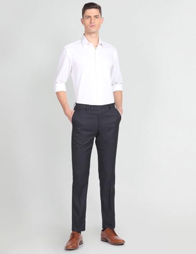 Image of Arrow Men's Mid Rise Regular Pants