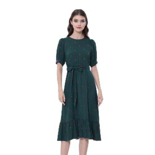 Robe-blouse viscose à ourlet volanté pour exprimer votre liberté