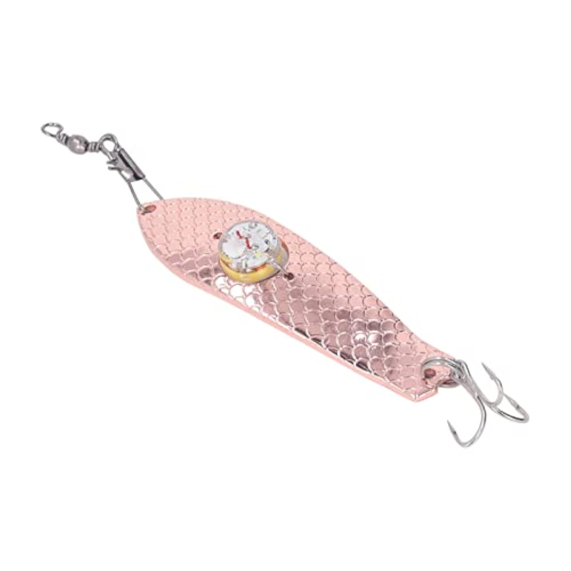 5pcs Stainless Steel LED Fishing Lure Light Set