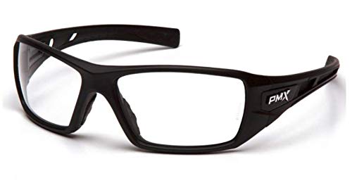 Pyramex - Velar SB10410D Schutzbrille, schwarzer Rahmen, klare Gläser, 12 Stück