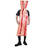 PGOND Bacon Strip Costume Breakfast Food Costume, Adult Size,Fried Egg, Bacon Strip Halloween Costumes