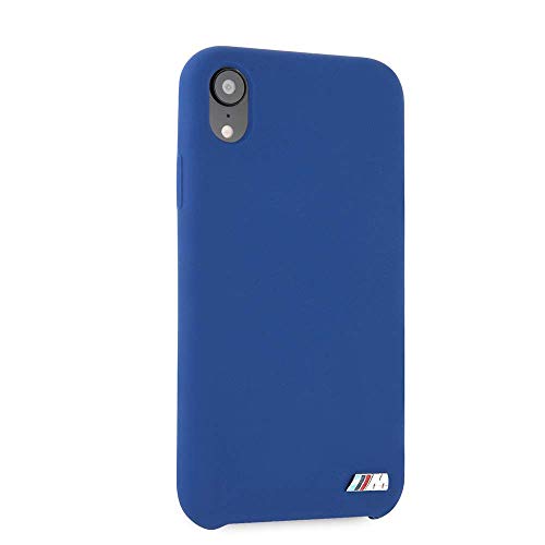 BMW M Coque Rigide en Silicone Bleu Marine iPh XR