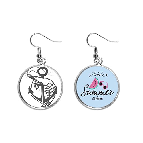 Pendientes de sandía ligeros y cómodos para lóbulos sensibles