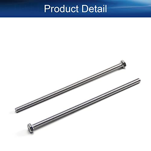 Image of M6 Hex Bolt M6-1 x 150mm UNC Hex Head Screw Bolts 304 Stainless Steel Fully Threaded Hex Tap Bolts 4 PCS