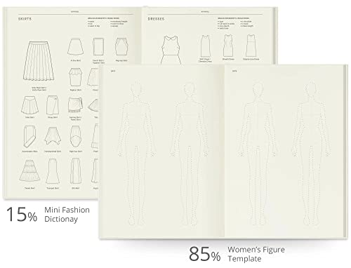 Fashionary Womenswear Sketchbook A5