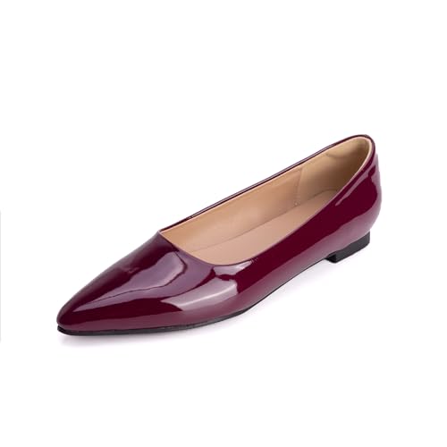 Casual Ballet Flats for Women Slip On Pointed Toe Ballet Flats Mary Jane