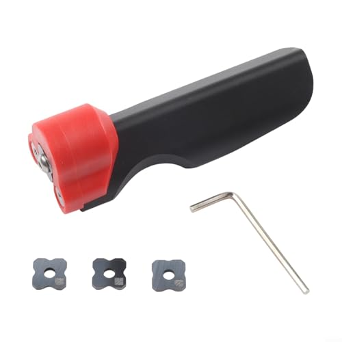 Rabot à chanfreiner conçu pour le travail du bois, efficace pour l'ébavurage et la finition des bords sur le bois, le plastique, le PVC et les matériaux en mélamine (4)