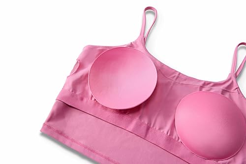 Image of ECOPARTY Wirefree Padded Yoga Sports Bra for Women - Moisture Wicking Quick Dry Workout Crop Tank Camisole