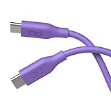 CIO 柔らかいシリコンケーブル C to C (USB Type-C/USB-C) 240W PD 急速 充電ケーブル 絡まない iPhone15 / 16 / Macbook Pro/Air/iPad/ノートパソコン Galaxy Google Pixel Android (アンドロイド)