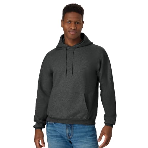 Hanes Men's Hoodie - EcoSmart Fleece Hooded Sweatshirt for Men & Women - Midweight Fleece - Big & Tall Available - Image 3