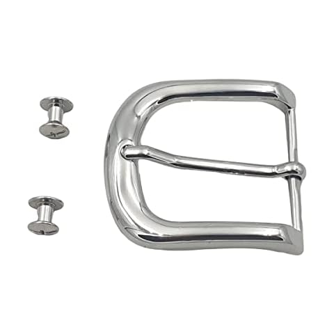 ESPERANTO Abgerundete Schnalle 3,5 cm Silber glänzend 100% nickelfrei Cover