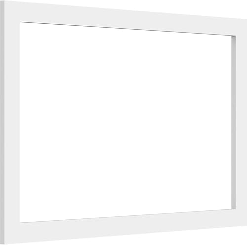 Vista 52 de Ekena Millwork Panel de pared decorativo Prescott de 34 pulgadas de ancho x 16 pulgadas de alto x 3/8 pulgadas de alto (dos piezas)