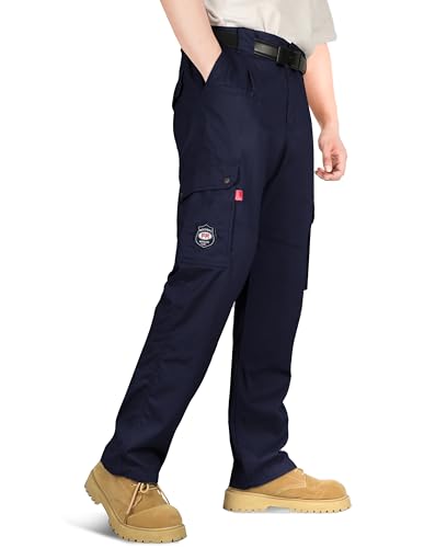 BOCOMAL Flame Resistant Cargo Pants for Men