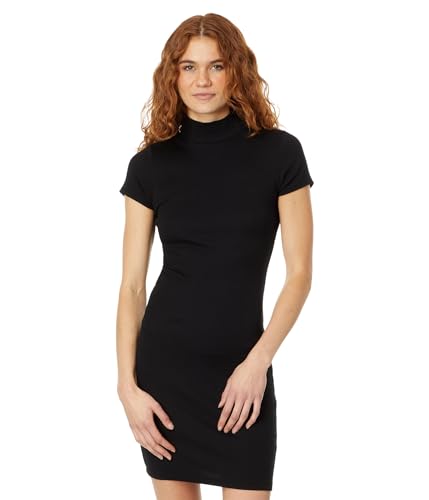 Michael Stars Women's Viv Cap Sleeve Mock Neck...