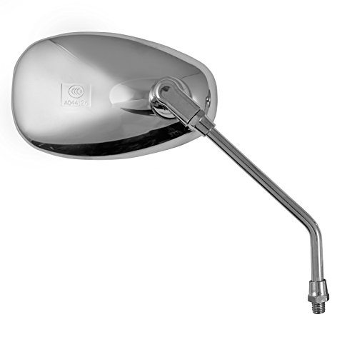 A-Pro Mirrors Rearview Scooter Moped Motorcycle Motorbike Chrome M10 #TOP3